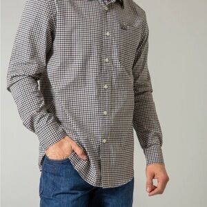 Men's Blue and White Kimes Ranch Polo